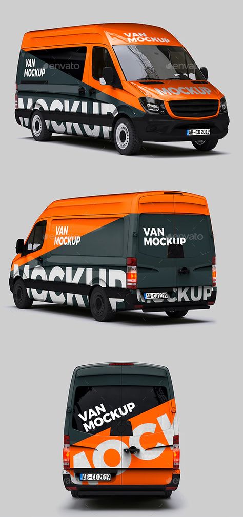 Mercedes Sprinter Van Mockup Van Branding, Car Branding, Car Mockup, Vehicle Branding, Mercedes Sprinter Van, Delivery Van, Van Wrap, Van Car, Van Design