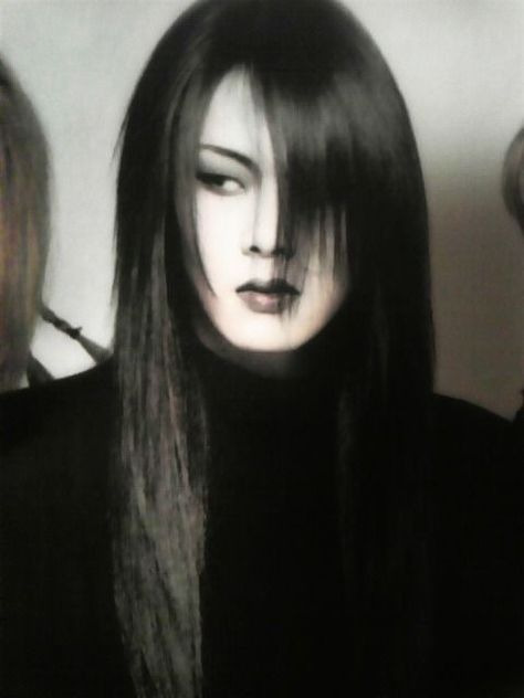 Atsushi Sakurai Makeup, Vkei Drawing, Visual Kei Makeup Ideas, Atsushi Sakurai Icons, Atsushi Sakurai Long Hair, Vkei Aesthetic, Visual Kei Makeup, Malice Mizer, Kei Visual