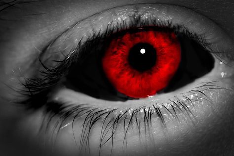 Photo Oeil, Vampire Eyes, Eye Color Chart, Demon Eyes, Red Eye, Arte Obscura, Purple Eyes, Red Wallpaper, Eye Art