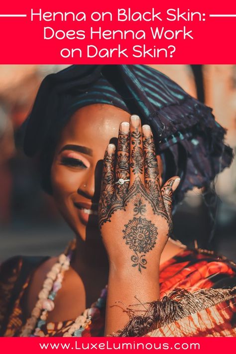 Henna Tattoo Dark Skin, Henna For Dark Skin, Brown Henna On Dark Skin, Henna Designs Dark Skin, Henna Designs On Dark Skin, Henna Dark Skin, Henna Tattoo Designs Black Women, African Henna Designs, Nigerian Henna