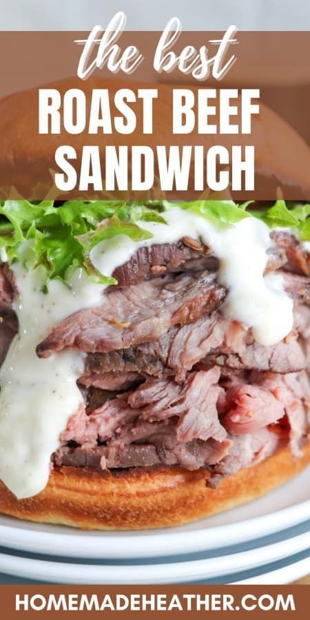 Roasted Beef Sandwich Recipes, Cold Beef Sandwiches, Recipes Using A Beef Roast, How To Make Roast Beef For Sandwiches, Sauces For Roast Beef, Best Roast Beef Sandwich Recipe, Roast Beef Sandwich Sauce, Roast Beef Subs, Roastbeef Sandwich Recipes