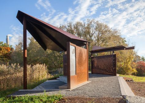 Modern Architecture Interior, Bird Sanctuary, Weathering Steel, Architecture Wallpaper, Wallpaper Magazine, Patio Roof, Diy Pergola, Higher Design, Green Building