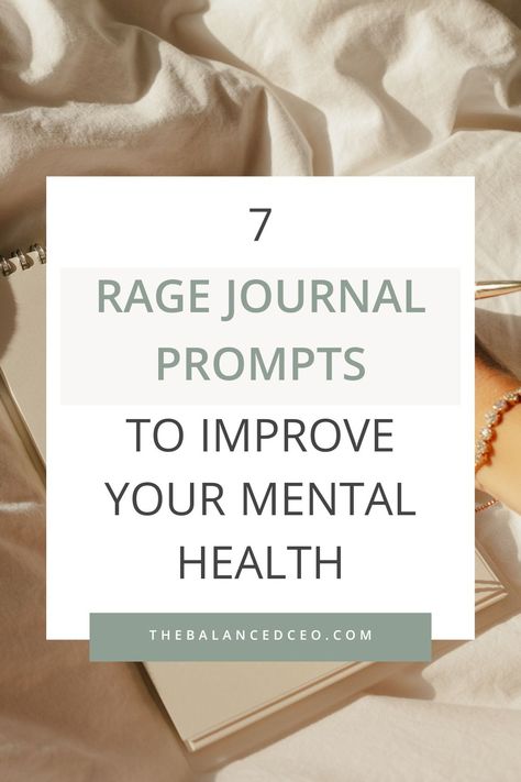 Rage Journal Ideas, Angry Journal Prompts, Anger Journal Prompts, Rage Journal, Calming Techniques, Finding Hope, Journaling Prompts, Health Journal, Stationery Shop