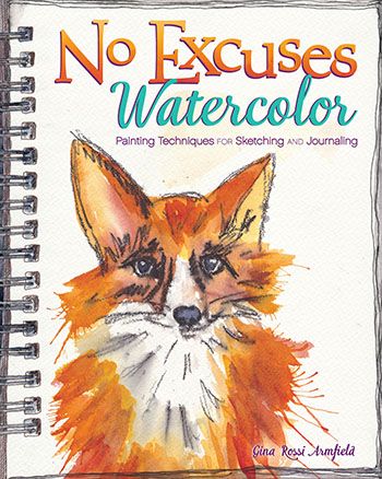 No Excuses Watercolor by Gina Rossi Armfield Clay Mation, Composition Techniques, Cloth Paper Scissors, Watercolor Journal, Cat Air, Artist Sketchbook, Watercolor Painting Techniques, Seni Cat Air, No Excuses