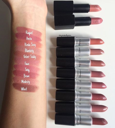 Mac Lipsticks, Lipstick Swatches, Lipsticks, Nars, Mac, Makeup, Beauty, Make Up