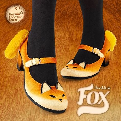 Hot Chocolate Design on Instagram: “Meet Fox! 🦊❤️🔥 He's the furriest and the most clever fox out there, so you better catch him before he runs off to never return 🙉 Who knows,…” Womens Mary Jane Flats, Hot Chocolate Design, Fox Shoes, Chocolate Design, Ballerina Shoes Flats, Womens Mary Janes, Mary Jane Pumps, Mary Jane Heels, Ballerina Flats