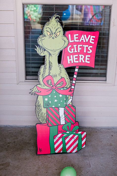 Grinchmas Birthday Party, Grinch Themed Party Decorations, The Grinch Birthday Party Decorations, Grinch Christmas Birthday Party, Grinch Theme Decor, One Year Old Grinch Birthday, How The Grinch Stole Christmas Birthday Party, Whoville First Birthday, You’re A Mean One Birthday Party Grinch