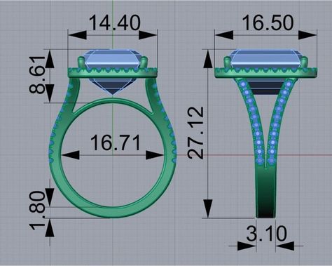 Emerald Engagement Ring Split Shank Ring 9ct Emerald Cut | Etsy Hong Kong Rhino Tutorial, Engagement Ring Split Shank, Ring Drawing, Ring Sketch, Diamond Ring Cuts, Ring Guide, Jewellery Design Sketches, Jewelry Design Drawing, Fancy Jewellery Designs