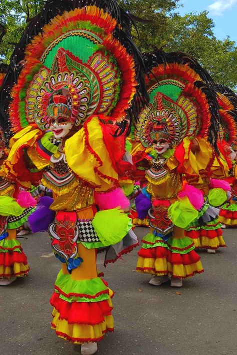 The Sinulog festival is one of the largest frstival in the Philippines. Cebu city is the place to be for this festival taking place in January each year. Festival In The Philippines, Sinulog Festival, Laoag, Philippines Cebu, Cebu City, Festival Costumes, Cebu, Paper Doll, Earth Day