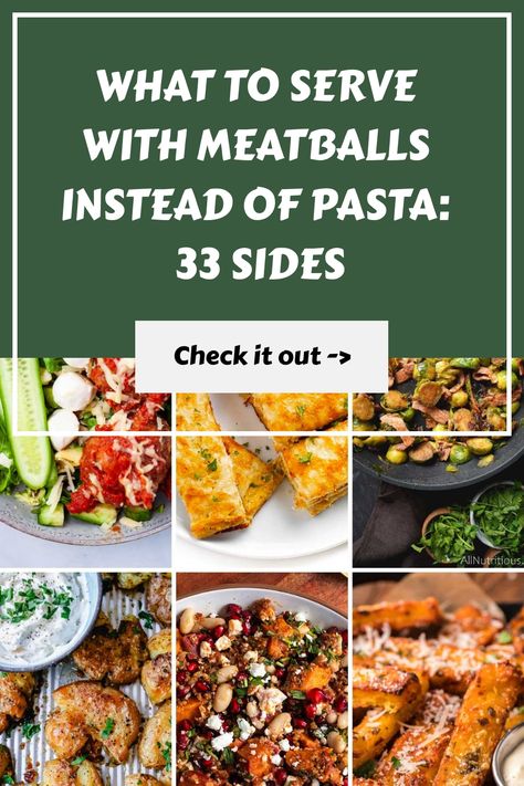 From refreshing salads, healthy side dishes, and crowd-pleasing pairings, try these great dishes to enjoy tender meatballs in a whole new way. Salad With Meatballs, Side For Meatballs, Meatballs Sides Dishes, What To Serve With Meatballs, Meatball Side Dishes, Healthy Cucumber Salad, Salads Healthy, Refreshing Salads, Veggie Meatballs