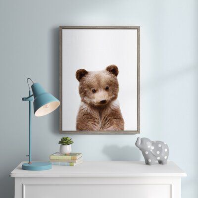 Toddler Wall Art, Bear Nursery, Cool Wall Art, Portrait Frame, Nursery Wall Decals, Bear Stuffed Animal, Baby Boy Rooms, Colorful Wall Art, Baby Boy Nurseries