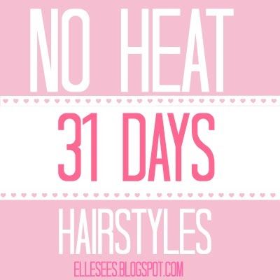 A Month of No Heat Hairstyles--great for back to school! Non Heat Hairstyles, Heat Hairstyles, No Heat Hairstyles, Heatless Hairstyles, 31 Days, Styling Products, No Heat, Hair Envy, Thick Hair