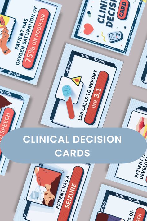 Clinical Decision Making Nursing, Post Conference Nursing Ideas, Clinical Judgement Model Nursing, Nursing School Games, Games For Nursing Students, Nursing Clinical Instructor Ideas, Nursing School Activities, Teaching Nursing Students, Nurse Educator Ideas