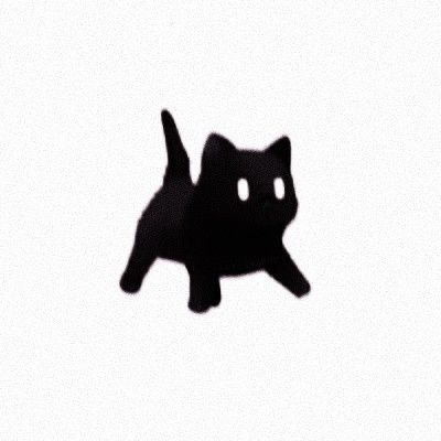 Funny Black Cat Drawing, Y2k Cat Drawing, Y2k Doodles Cat, Black And White Cat Drawing Simple, Black Cat Profile, Dibujos Y2k, Black Cat Icon, Y2k Doodles, Y2k Black And White