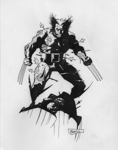 Wolverine Illustration, Rocket Photo, Wolverine Comic Art, Mike Mignola Art, 2d Character Animation, Science Fiction Art Retro, Cyberpunk Armor, Wolverine Art, 70s Sci Fi Art