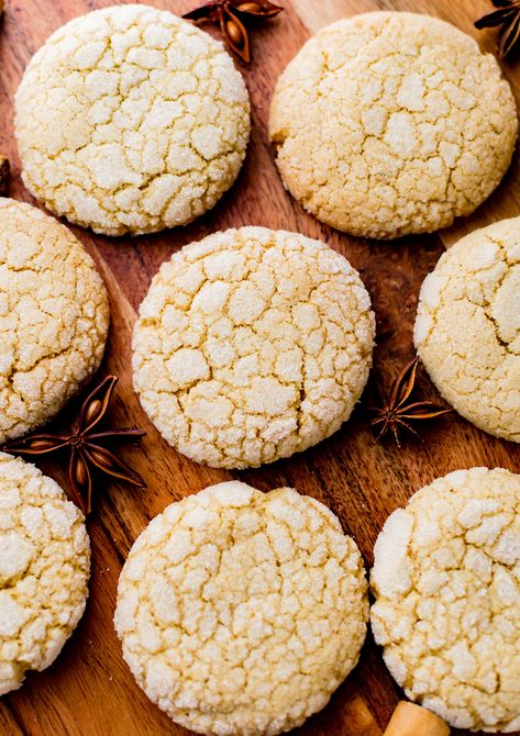 maple ginger cookies Cookies Made With Maple Syrup, Best Ginger Cookies, Maple Desserts, Pumpkin Spice Sugar Cookies, Spice Sugar Cookies, Chewy Ginger Cookies, Maple Cookies, Maple Candy, Chewy Cookies