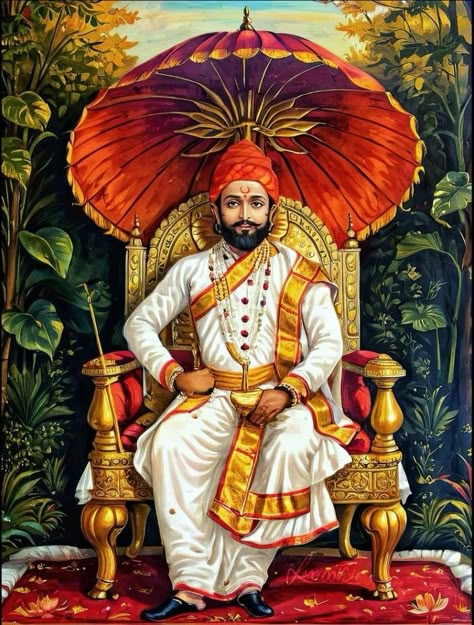 Shivaji Maharaj Standing Images, Shivaji Maharaj Painting Drawing, Indian Kings, Maratha Empire, Shivaji Maharaj Painting, Ram Ji Photo, Maharaj Wallpapers, Warrior Images, Chatrapati Shivaji Maharaj