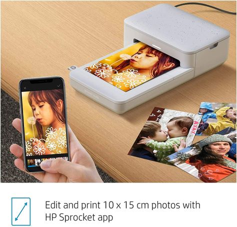 Hp Sprocket Photo Printer, Picture Printer, Smartphone Printer, Waterproof Digital Camera, Hp Sprocket, Portable Photo Printer, Instant Photo, Instant Photos, 4x6 Photo