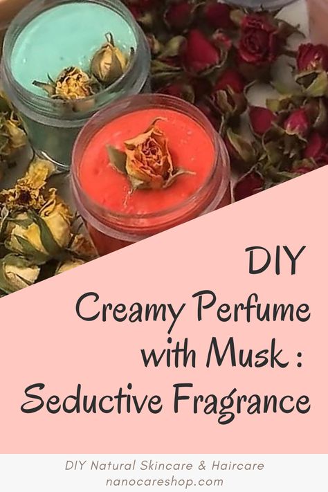 Introducing our latest fragrance creation: DIY Creamy Perfume with Musk. If you're a perfume enthusiast looking to craft a seductive scent at home, this is the perfect recipe for you. Our expert blend of premium musk cube, lavender carrier oil, and a rich cream base promises to deliver an irresistible and enchanting aroma. In this article, we'll take you through the step-by-step process of creating this captivating creamy perfume, leaving you with a fragrance that's uniquely yours. Room Fragrance Diy, Perfume Making Recipes, Fragrance Oil Recipes, Solid Perfume Diy, White Musk Perfume, Musk Essential Oil, Perfume Diy, Solid Perfume Recipes, Flowerbomb Perfume