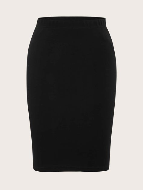 Solid Bodycon Skirt Shein Wishlist, Bodycon Skirt, Body Con Skirt, Amazing Products, Pencil Skirt, Skirt, Quick Saves, Clothes