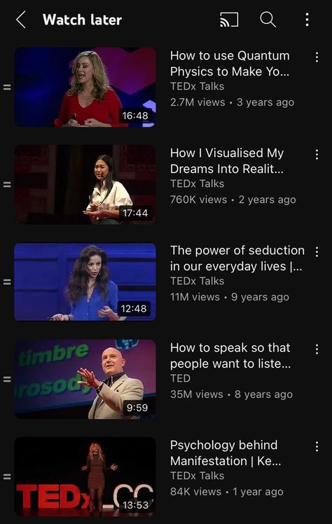 Self Reinvention Aesthetic, Ted X Talk, Self Improvement Movies, Ted Talks For Self Confidence, College Social Life Aesthetic, Affirmations Studying, Reinvention Aesthetic, Ted Talks To Become That Girl, Ted Talk Aesthetic