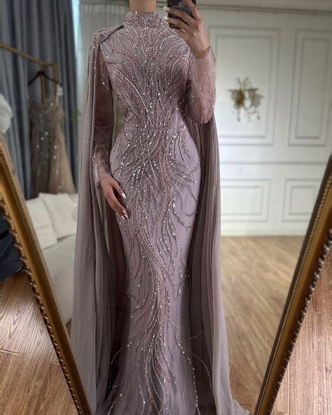 LA72413a Muslim Dress Party, Gowns For Women Party, Fairytale Gown, Muslim Evening Dresses, Gowns For Women, Bridal Elegance, Green Mermaid, Fancy Dresses Long, Gala Events