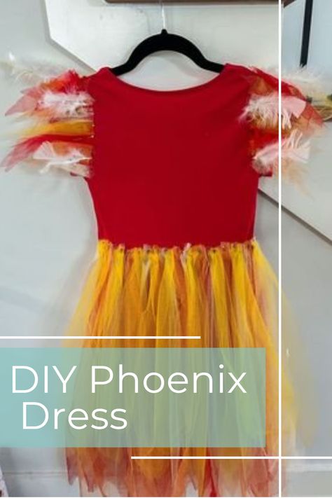 My daughter's current hyper-fixation is birds. She informed me about a month before her birthday party that she wanted to have a phoenix costume for her birthday party. Since we were doing spring break at home this year, it would be the perfect time to gather supplies and work on it. Let me show you what we did. #diy #diyprojects #sewing #costume #birthday #birthdaydress #womenwhodiy Phoenix Costume Diy, Spring Break At Home, Phoenix Dress, Phoenix Costume, Inexpensive Dresses, Hyper Fixation, How To Make Skirt, Costume Diy, Working On It