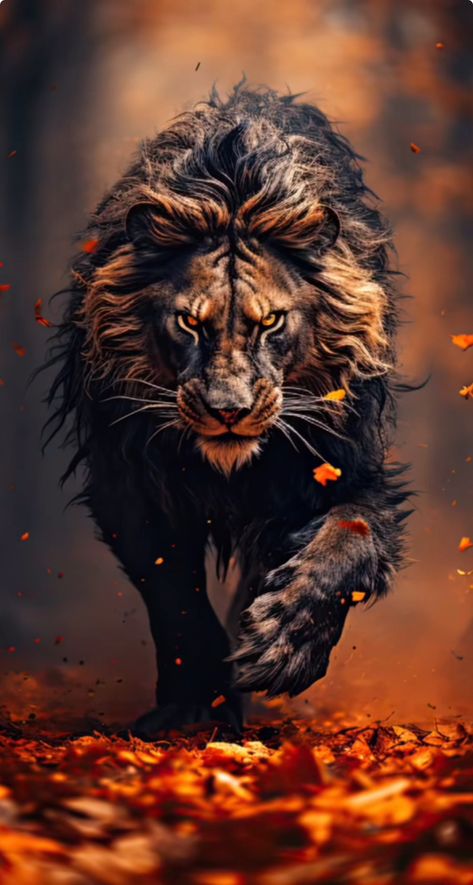 Arte Cowboy, Lion Live Wallpaper, Big Cats Photography, Fierce Lion, Wild Animal Wallpaper, Seni Arab, Lion Head Tattoos, Lion Artwork, Image Moto