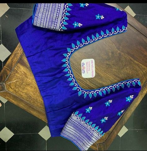 Simple Blouse Computer Designs, Blue Color Blouse Designs Simple, Blouse Machine Work Designs Latest, Silk Saree Blouse Machine Work Designs, Simple Computer Embroidery Blouse Designs, Mashin Embroidery Design Blouse, Hand Work Blouse Design Simple Hand Work Blouse Designs, Machine Work For Blouse, Simple Machine Embroidery Designs Blouse For Silk Saree