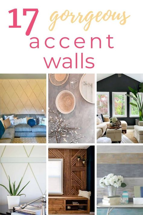 Here are 17 stunning accent wall ideas perfect for any small living room. From rustic and modern to cozy and more an accent wall is a great way to add a focal point to any space. Whether you’re looking to make a small space feel bigger or add a striking pop of color to your […] The post 17 Stunning DIY Accent Wall Ideas For Small Living Rooms appeared first on Amber Oliver. Accent Wall To Make Room Look Bigger, Small Accent Wall Ideas, Diy Accent Wall Ideas, Ideas For Small Living Rooms, Faux Concrete Wall, Diy Plank Wall, Terrazzo Wall, Black Accent Walls, Diy Paint Projects