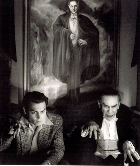 Ed Wood, Bela Lugosi, Tim Burton Films, Tim Burton Movie, I Love Cinema, Movie Director, Classic Monsters, Images Esthétiques, B Movie