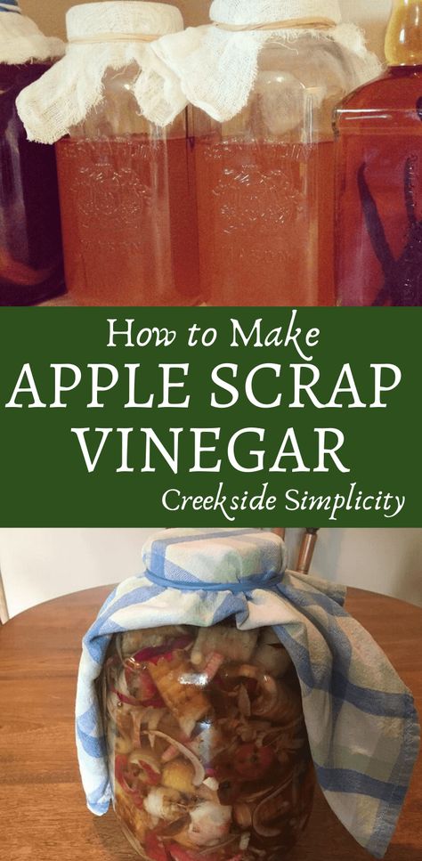 Homemade Apple Cider Vinegar, How To Make Vinegar, Apple Cider Vinegar Recipes, Make Apple Cider Vinegar, Homemade Apple Cider, Apple Vinegar, Cold Sores Remedies, Natural Sleep Remedies, Cooked Apples