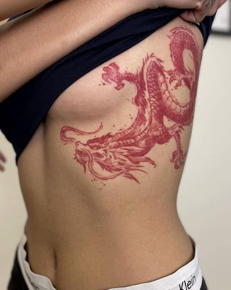 What are the best placements for your new dragon tattoo? Tattoo Art Ideas, Dragon Thigh Tattoo, Tattoo Ribs, Red Dragon Tattoo, Dragon Tattoo Ideas, Herz Tattoo, Dragon Tattoo For Women, Spine Tattoos For Women, Tattoos For Black Skin