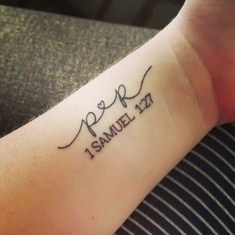 “For this child, I have prayed and the Lord has granted the desires of my heart.” 1 Samuel 1:27 1 Samuel 1:27 Tattoo, Adoption Symbol Tattoos, Tattoo For Children, Adoption Symbol, Pray Tattoo, 27 Tattoo, Bible Verse Tattoos, Verse Tattoos, 1 Samuel 1 27