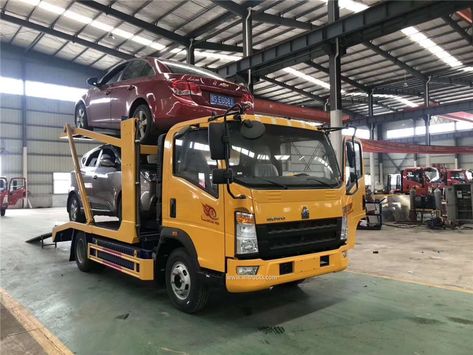 Sinotruk Howo car carrier truck Howo Trucks, Car Carrier Truck, Diesel Oil, Car Carrier, Hydraulic Cylinder, Cummins Engine, Heavy Duty Truck, Tow Truck, Commercial Vehicle