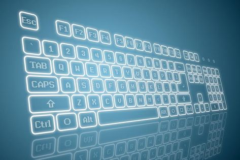 Virtual keyboard in perspective. View, glowing keys and reflection on blue backg , #spon, #perspective, #View, #Virtual, #keyboard, #glowing #ad Technologies Background, Blue Logo Design, Free Computer, Perspective View, Virtual Keyboard, Computer Hardware, Blue Logo, Technology Logo, Virtual Assistant