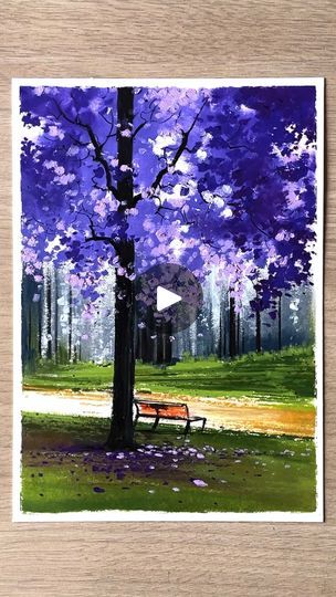 26K views · 769 reactions | Oil pastel scenery with beautiful tree #artwork #oilpastel #drawingsketch | Morning Drizzle Oil Pastel Scenery, Pastel Scenery, Quick Art, Tree Artwork, Beautiful Tree, Oil Pastel, Drawing Sketches, Pastel, Art