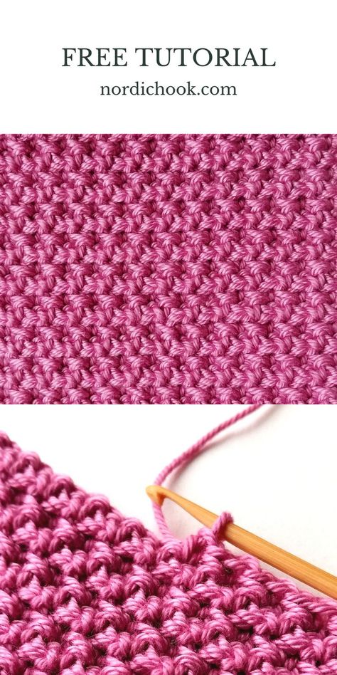 Crochet Knit Like Stitch, One Row Repeat Crochet Patterns, Crochet Stitches Patterns Diagram, Fun Crochet Stitches, Simple Crochet Stitches, Free Easy Crochet Patterns, 100 Crochet Stitches, Different Crochet Stitches, Crochet Flower Blanket