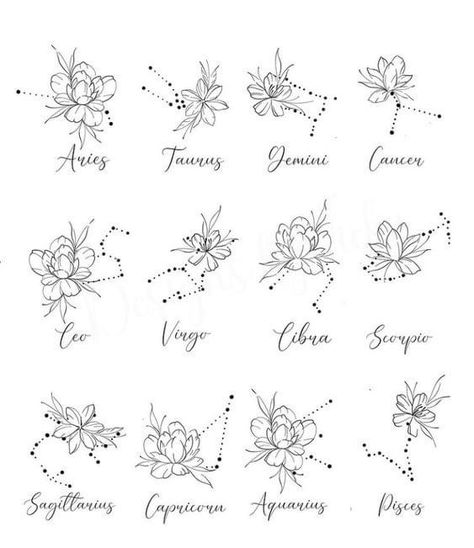 Zodia Pești, Horoscope Tattoos, Aquarius Tattoo, Taurus Tattoos, Gemini Tattoo, Small Pretty Tattoos, More Feminine, Zodiac Tattoos, Pretty Tattoos For Women