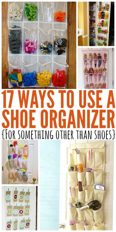 17 genius ways to use a shoe organizer to get your house clean in a jiffy. Shoe Organizer Ideas, Organizing Solutions, Organized Pantry, Shoe Organizers, Crazy House, Door Shoe Organizer, Organized Chaos, To Get, Organization Solutions