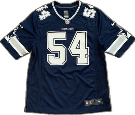 Authentic Nike On Field NFL Dallas Cowboys Jaylon Smith #54 Jersey in blue, size men's large. Show your support for the team with this high-quality je... Sports Jersey Outfit, Vintage Dallas Cowboys, Cowboys Jersey, Birthday Clothes, Estilo Emo, Matching Fits, Hoodie Outfit Men, Dallas Cowboys Jersey, Tiktok Outfits