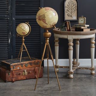 Father's Day Gifts - Decor Steals Standing Globe, Herringbone Wall, Shelf Baskets Storage, Living Room Styles, Candle Wall Decor, Globe Decor, Decor Steals, Kitchen Dining Living, Our Earth