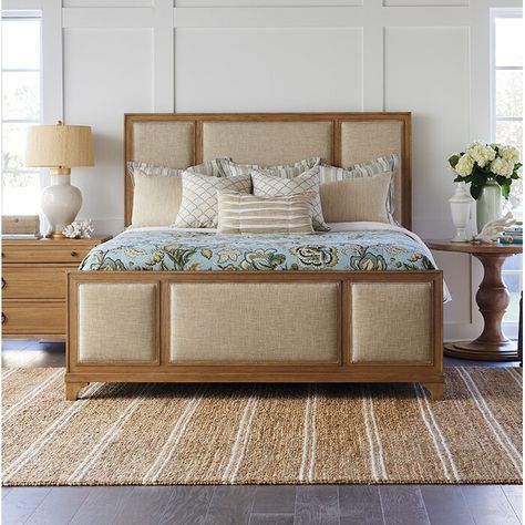 Beautiful Bed Designs, Bed Color, Upholstery Bed, Barclay Butera, Upholstered Panel Bed, Standard Bed, Sleigh Beds, Upholstered Panels, Va Va Voom