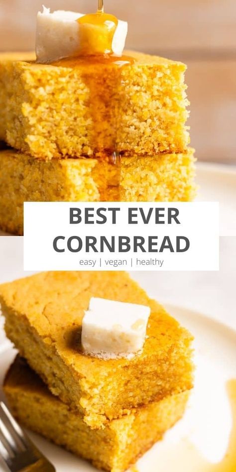 Homemade Cornbread Recipe, Easy Homemade Cornbread, Best Homemade Biscuits, Easy Cornbread, Vegan Cornbread, Classic Southern Recipes, Vegan Grocery List, Corn Beef, Cornbread Easy