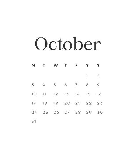 October Calender 2023 Aesthetic, October Aesthetic Calendar, October Calendar 2023, October 2023 Calendar, October 2022 Calendar, Happy Birthday Drawings, Calendar Widget, 29 October, 26 October