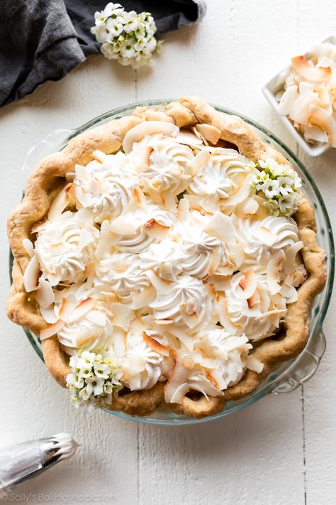 Smitten Kitchen Coconut Cream Pie, Healthy Coconut Cream Pie, Gluten Free Coconut Cream Pie, Coconut Cream Pie Cookies, Coconut Cream Recipes Dinner, Lemon Coconut Pie, Dairy Free Coconut Cream Pie, Cream Of Coconut Recipes, Cocnut Cream Pie