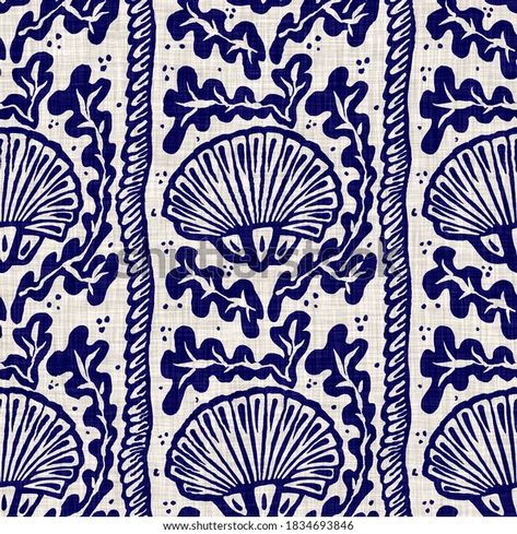 Shell Pattern Design, Sea Life Pattern, Costal Pattern, Sea Pattern Illustration, Coastal Textiles, Sea Shell Illustration, Shells Illustration, Sea Life Illustration, Ocean Patterns