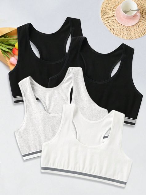 Girls Clothing, Amazing Products, Basic Tank Top, Bralette, Trim, Tank Tops, Bra, Wardrobe, Collar