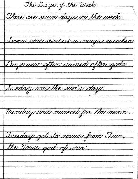 Printable Cursive Handwriting Worksheets - Printable World Holiday 1E6 Cursive Practice Sheets, Cursive Letters Fancy, Writing Sentences Worksheets, Teaching Cursive Writing, School Moodboard, Cursive Writing Practice Sheets, Cursive Worksheets, Alphabet Handwriting Practice, Cursive Handwriting Worksheets