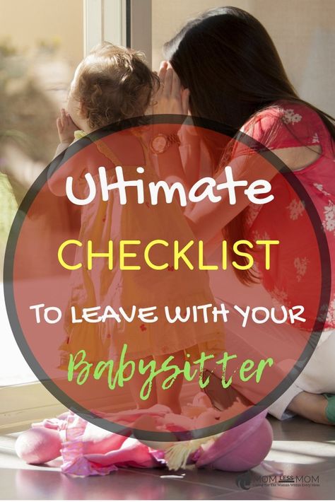 Babysitter Checklist, Kids Checklist, Kids Schedule, Home Daycare, Kids At Home, Parenting Books, What To Pack, Life Advice, New Shows